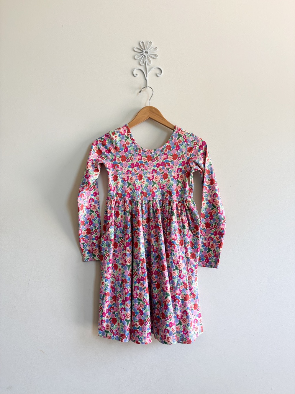 Hanna Andersson Long Sleeve Floral skater Dress